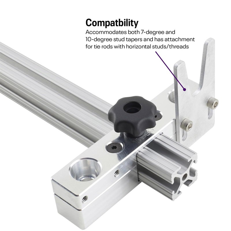 Universal Tie Rod Setup Tool: Precise Length Adjustment, Fits 7°