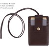 HAWEE Men's ID Card Holder, Card Case, Name Holder, Zipper,