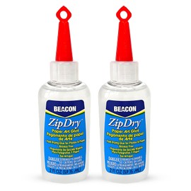 Beacon Zip Dry Paper Glue 2 oz. [Pack of 2 ]