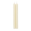 Caspari Straight Taper Candles in Ivory White - 2 Per