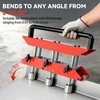 3-Station Metal Roofing Bender, 0-90° Angle Edge Roller, Large Radius