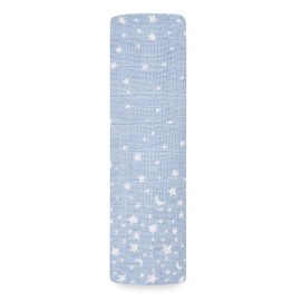 aden + anais Swaddle Blanket, Boutique Muslin Blankets for Girls & Boys, Baby Receiving Swaddles, Ideal Newborn & Infant Swaddling Set, Perfect Shower Gifts, Single, Rising Star