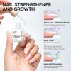 Gelike ec Nail Strengthener and Growth Nail Ridge Filler (White)