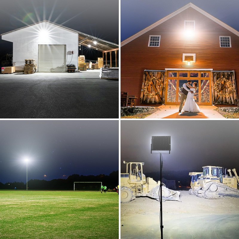 Olafus 2 Pack 300W LED Flood Light Outdoor, Super Bright