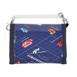 COLORFUL CANDY STYLE N5520600 Children's Wallet (Wallet) for Boys and Elementary School Students, Coin Purse, Trifold, Car Social Transportation Infrastructure