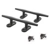 Thorn Boat Black Cleat Dock Marine 316 Stainless Steel Open