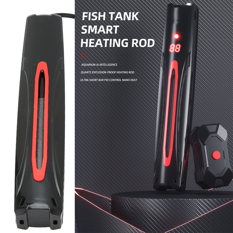 Aquarium Heater IPX6 Waterproof HD LED Display Intelligent PID Control
