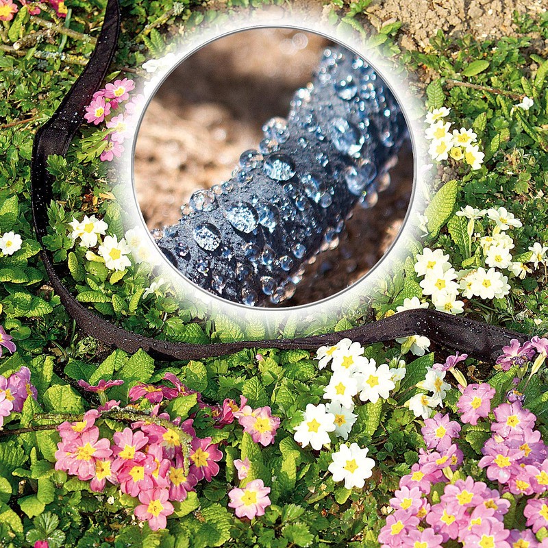 Royal Gardineer Garden Hoses: Flat Pearl Hose, Quick Connect Couplings,