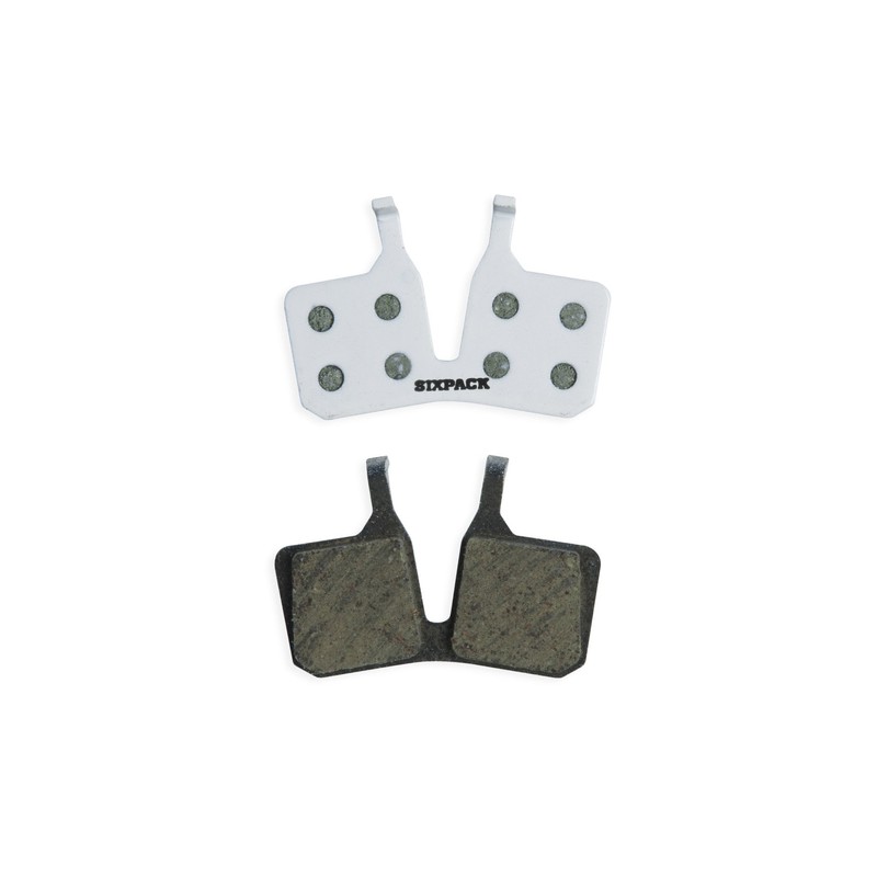 Sixpack Semi Metallic Magura MT5 4-Piston Brake Pads, Black, One