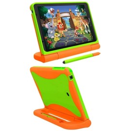 TarrantTech Hard Shell Rugged Case for Ellipsis 8 Tablet | Ellipsis Kids Tablet - Orange