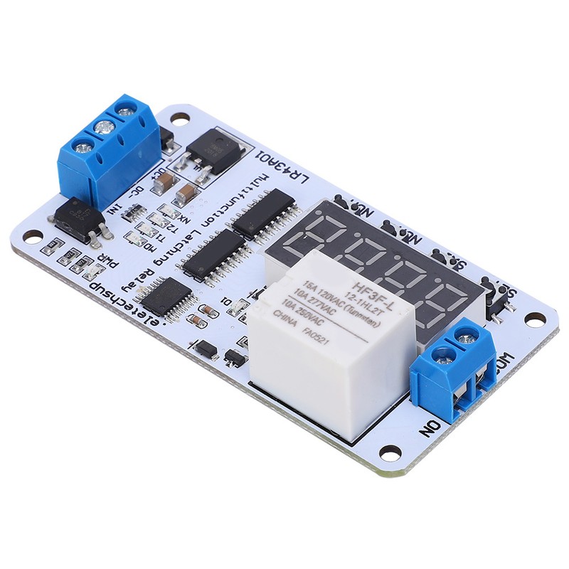 Relay Switch Module DC 12V Electromagnetic Lock Pulse Delay Electronic
