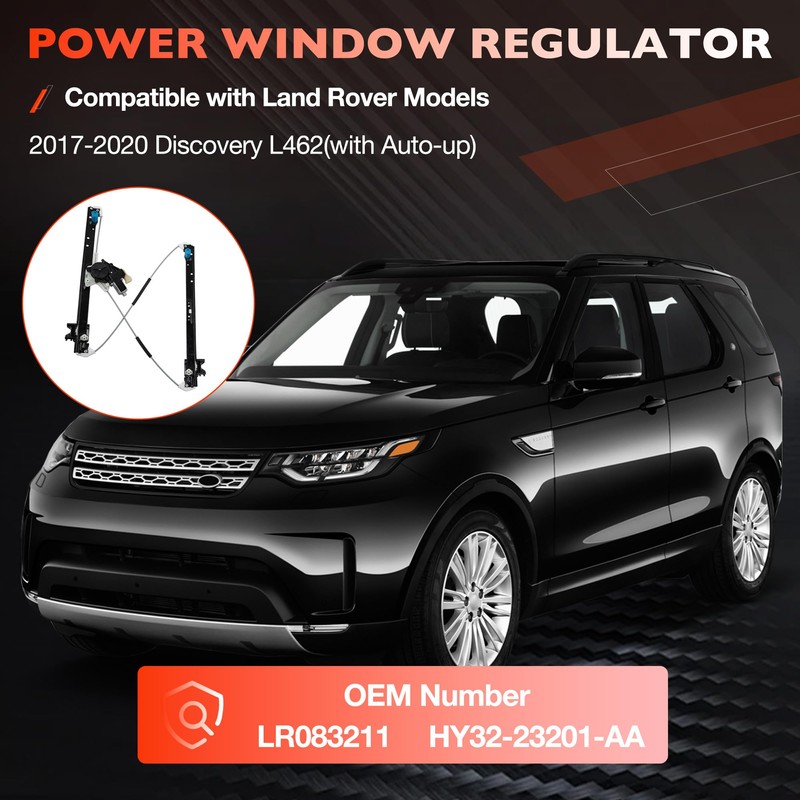 LR083211 Front Left Driver Side Power Window Regulator and Motor