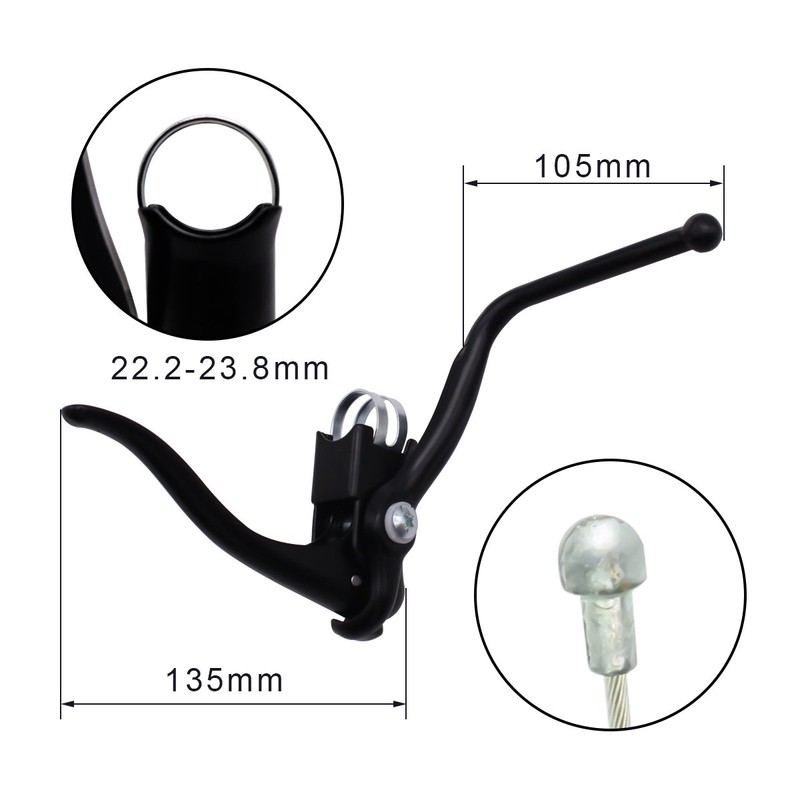 SENQI Brake Lever Bicycle with Auxiliary Lever, Left and Right