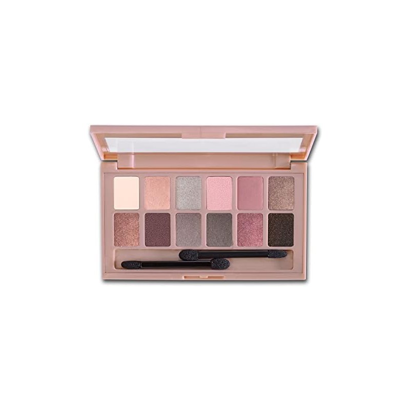 Maybelline Maquillaje Eye Shadow Palette The Blushed, color Rosas/Cafes