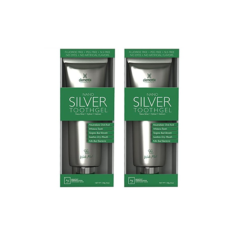 Elementa Silver - Wintermint Tooth Gel (2 Pack) - Wintermint