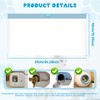 FwQoFvk 60 Count Cat Litter Box Liners, 3.15Mil Extra Thick
