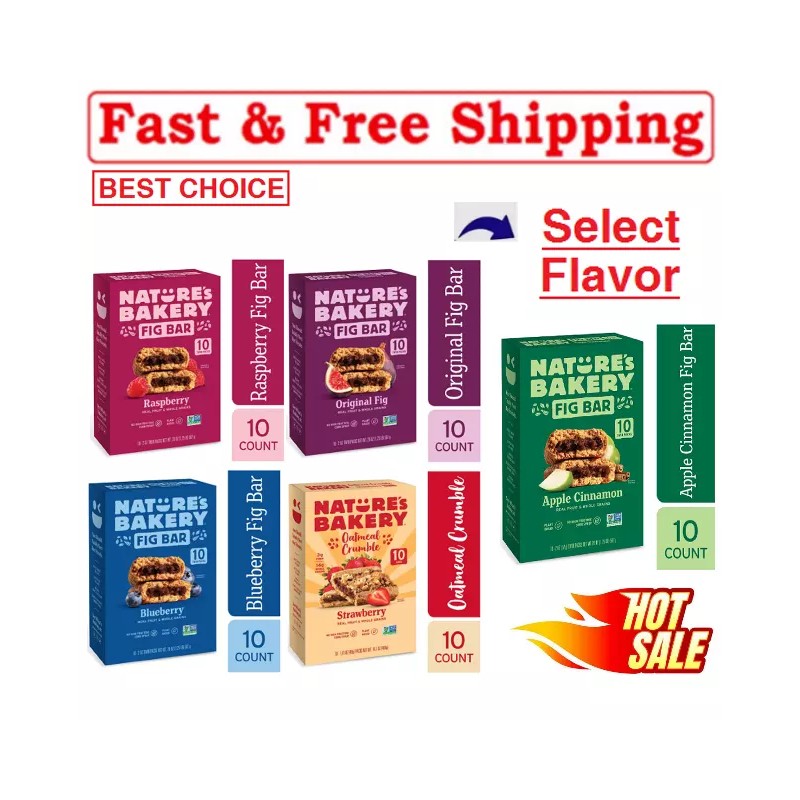 Nature's Bakery Original Fig Bars 10 Twin Packs 2 Oz