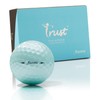 Trust Golf Ball, Aurora ICY Blue, Soft, Distance, Straight Flight,