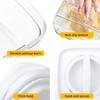 Ghpaottc Airtight Food Storage Container with Lid，set of 3 Airtight