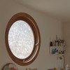 Autotech Park Precut Pebble Circle Window Film Shade, Self Adhesive