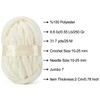ERLYEEN Chenille Chunky Yarn Super Bulky Soft Thick Fluffy Jumbo