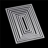 DECORA Rectangle Cutting Dies Stencil DIY Scrapbook Album Paper Card