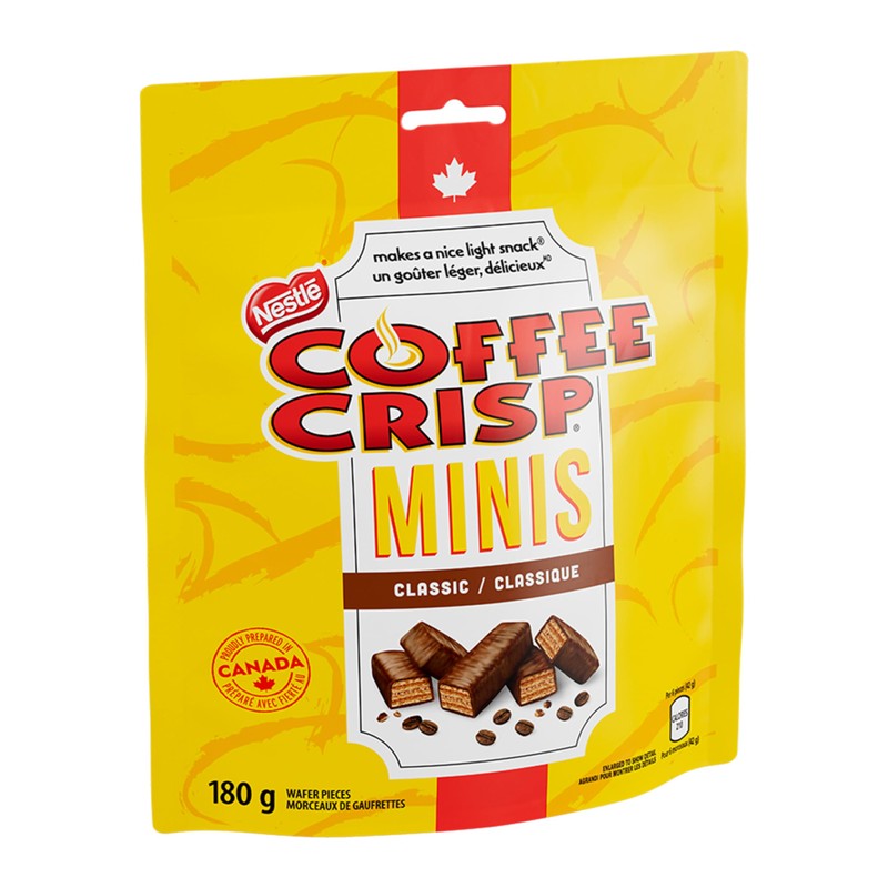 COFFEE CRISP Minis, 180g/6.3 oz