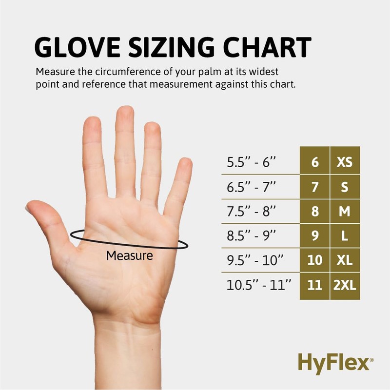 ANSELL HYFLEX 11-818 GLOVE SZ 10 (XL)