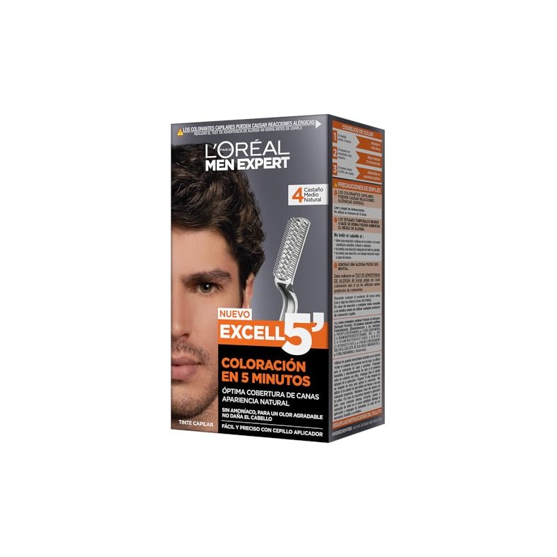 L'Oreal Paris, 2 Tintes De Cabello Para Hombres, Men Expert
