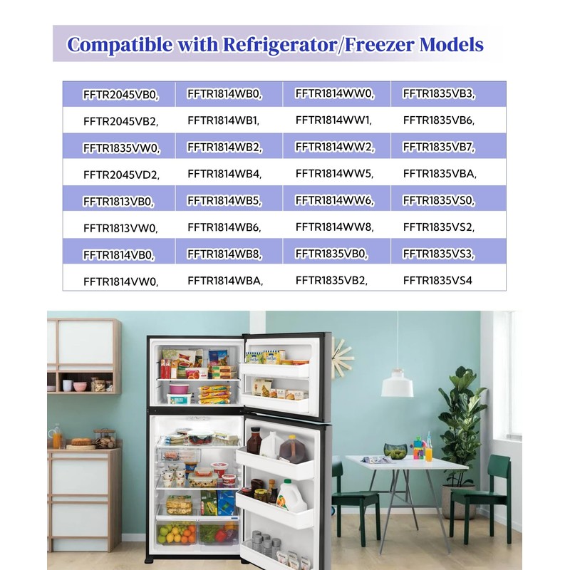 5304526183 Refrigerator Defrost Timer Compatible with Frigidaire White Westinghouse,Replaces 5304522331,4960382,AP7014390,PS16227343,EAP16227343