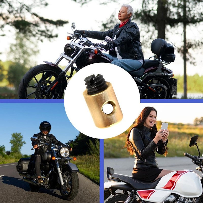 Pack of 10 Brake Cable Nipple Screws Replacement Motorcycle Solderless