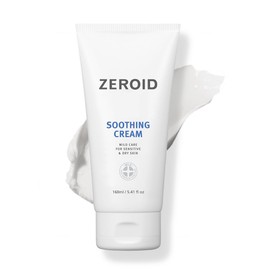 Zeroid ZEROID Soothing Cream 80ml (2.07 fl oz), Mild Care For Sensitive & Dry Skin