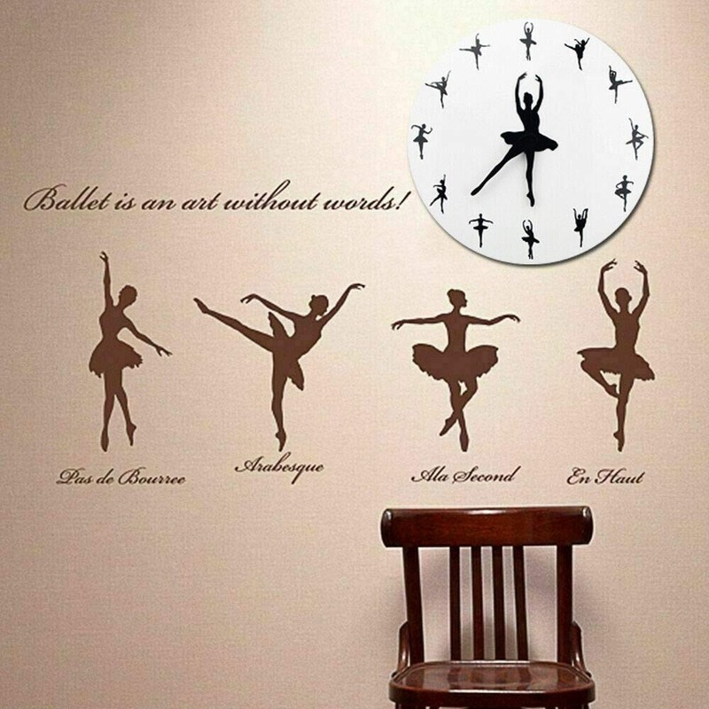 Timelike - Reloj de pared para bailarina, bailarina, decoración para