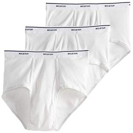 Fruit of the Loom Men's Brief 3 Pack, White, Small(Pack of 3)