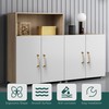 SPDYCESS Pack of 10 Cabinet Pull Handles, D-Shape Drawer Pulls