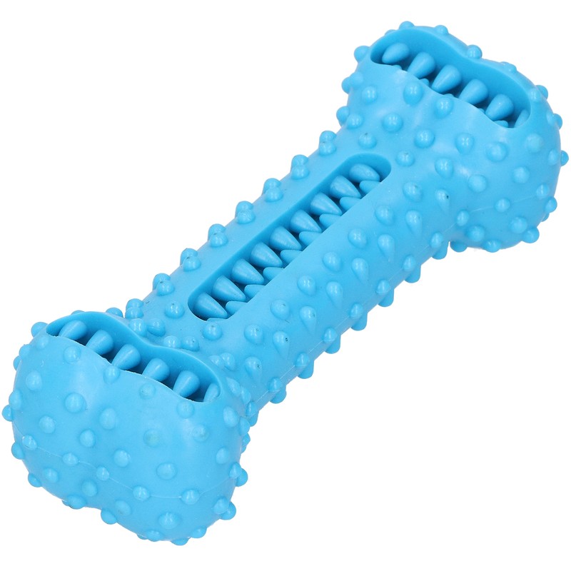TPR Dog Teeth Cleaning Chew Toy Food Dispenser Brushing Stick