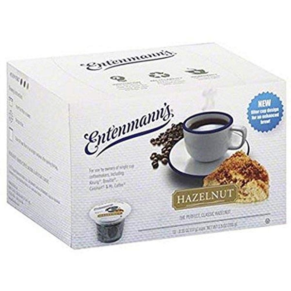 Entenmann's Single Serve Coffee, Hazelnut, 10 Count (Pack of 4)