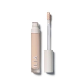 ILIA - True Skin Serum Concealer | Non-Comedogenic, Cruelty-Free, Vegan, Safe For Sensitive Skin, Reduces Appearance of Dark Circles + Blemishes (Mallow SC.25, 0.16 oz | 5 ml)
