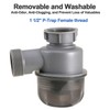 QruiLanTu Sink Trap 1 1/2'' P-Trap Replacement Upgrade Visible Removable