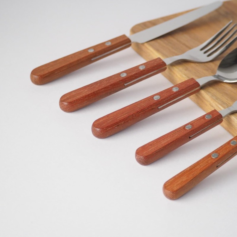 Takakuwa Metal Andesteak Cutlery Brown Dessert Spoon 410941