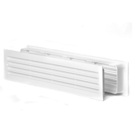 Engera Bathroom Door Air Vent Grille Two Sided Ventilation Cover for Restroom, Warehouse, Storage Doors | Interior Door Transfer Grill 453mm x 91mm (18.1"x3.6")