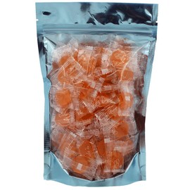 Sugar-Free Premium Hard Candy Suckers, Mini Fruit Button Candies, Kosher Certified Parve, Uses Sorbitol, Low-Sodium, Individually Wrapped (Mango, 8oz (Half-Pound) 75 Pcs)