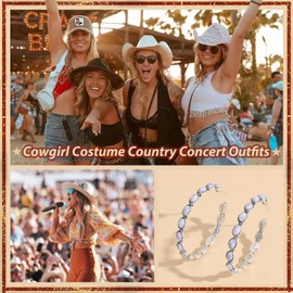 Turquoise Earrings for Women White Turquoise Jewelry Western Earrings for Women Statement Dangle Drop Boho Southwest Style Gifts