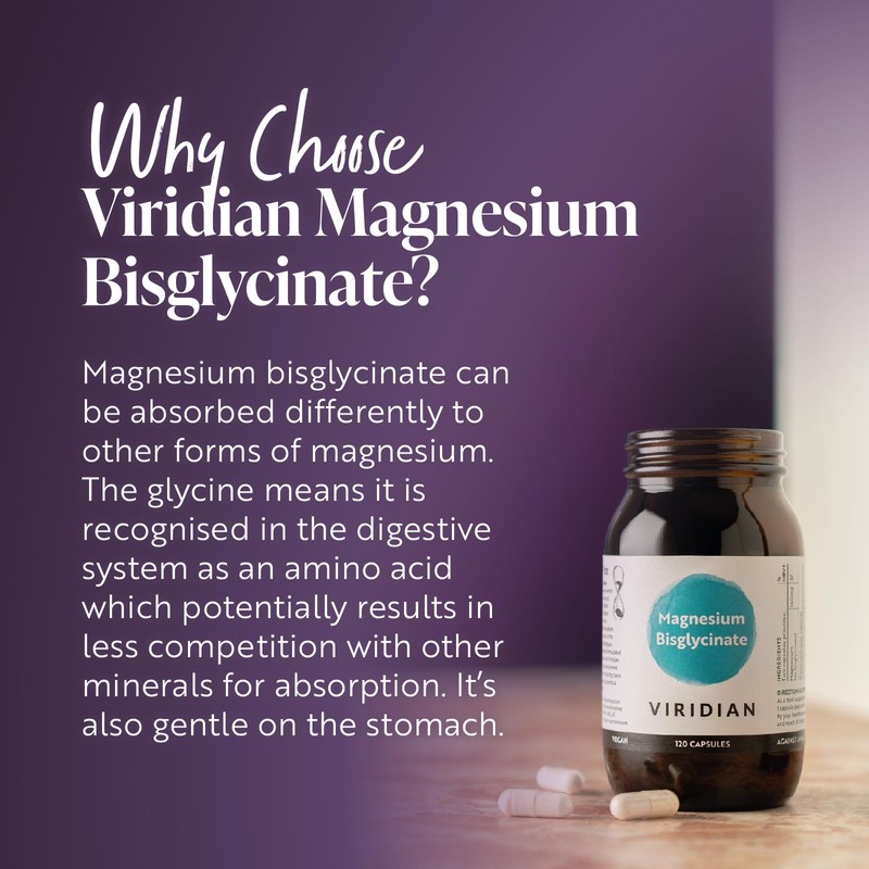 Viridian - High Potency Magnesium Bisglycinate - 60 Capsules –