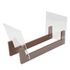 Vinyl Record Storage Holder Wooden Acrylic Multifunctional Retro Vinyl Record