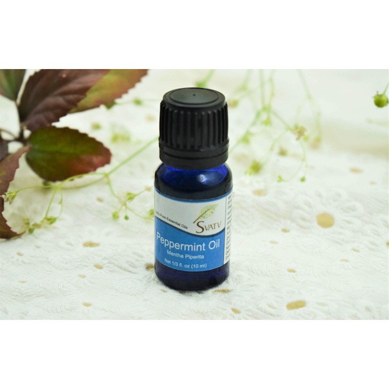 SVATV Ätherisches Pfefferminzöl, Aromatherapieöle in therapeutischer Qualität, Duftöl für Diffusor,