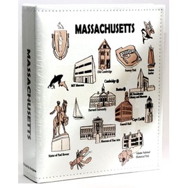 Massachusetts Embossed Photo Album 200 Photos / 4x6