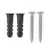 6PCS Curtain Rod Brackets Iron Adjustable Window Curtain Rod Support