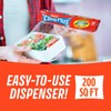 Saran Cling Plus Clear Plastic Wrap, Food Storage, Easy Dispense,