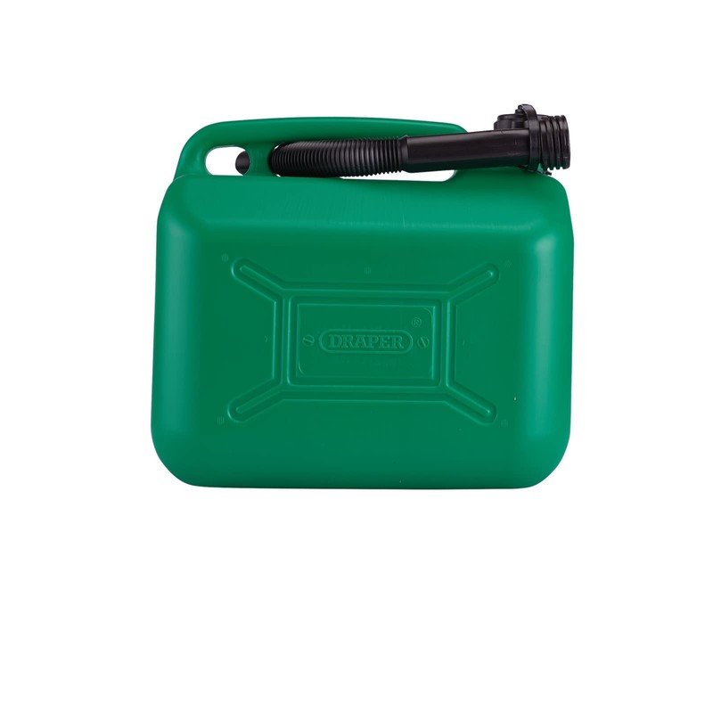 Draper 10L Plastic Petrol Can | Jerry Fuel Diesel Can